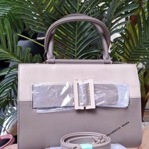 Chrisbella Office Bag Leather grey