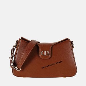 Chrisbella chain bag D-brown,