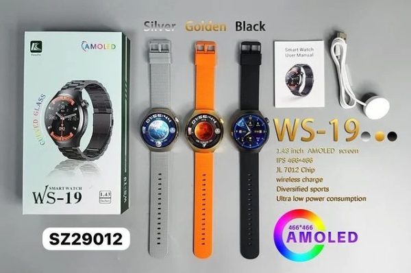 Ws-19 Smartwatch Amoled 2